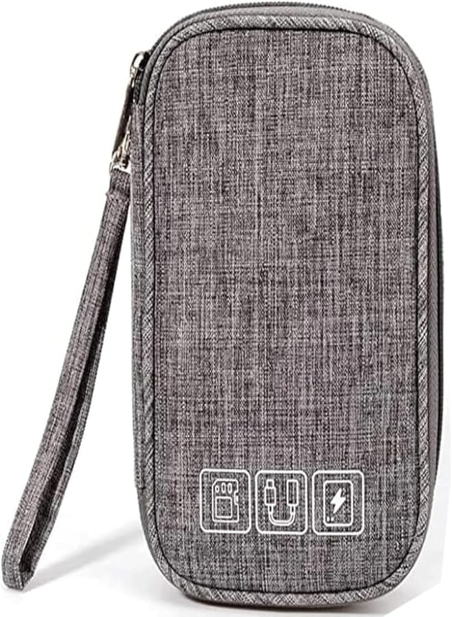 Electronic Organizer Bag, Electronic Organizer Travel Cable Accessories Case, Waterproof Electronic Accessories Organizer Bag for Power Bank,Charging Cords,Chargers,Mouse,USB Cable,Earphones and More